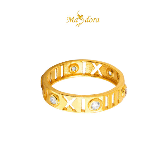 MASDORA 916 Gold Ring Rings Cincin Emas ~ Roman Atlas 1C (EMAS 916/22K)