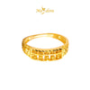 MASDORA 916 Gold Ring Rings Cincin Emas ~ Elegant Abacus Sempua - L (EMAS 916/22K)