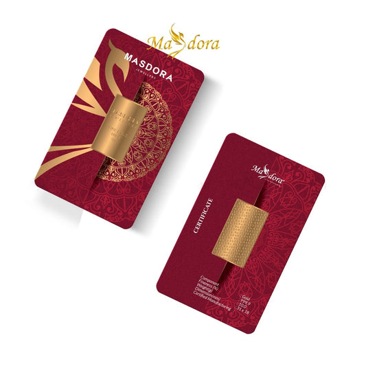 MASDORA 999.9 Gold Signature Gold Bullion Bar 10.00GM Signature Series (EMAS 999.9/24K)