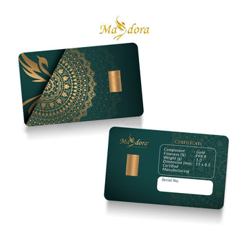 MASDORA 999.9 Gold Bar 1.00GM Signature Series (EMAS 999.9/24K)