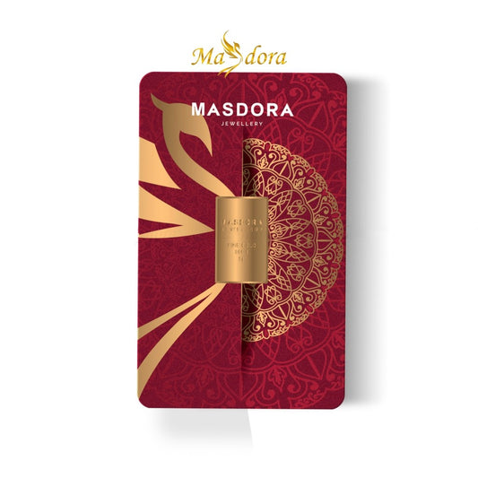 MASDORA 999.9 Gold Signature Gold Bullion Bar 5.00GM Signature Series (EMAS 999.9/24K)