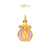 MASDORA 999 Gold Pendant Loket Emas ~ (PINK) Memorable Travel Edition  (EMAS 999/24K)