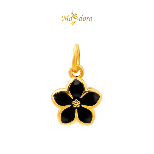 MASDORA 999 Gold Pendant Loket Emas ~ (BLACK) Lovely Baby Edition  (EMAS 999/24K)
