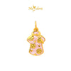 MASDORA 999 Gold Pendant Loket Emas ~ (PINK) Memorable Travel Edition  (EMAS 999/24K)