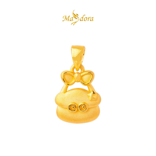MASDORA 999 Gold Pendant Loket Emas ~ Starry Matte Bag (EMAS 999/24K)