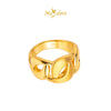 MASDORA 999 Gold Ring Rings Cincin Emas ~ Golden Leafy Chain (EMAS 999/24K)