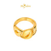 MASDORA 999 Gold Ring Rings Cincin Emas ~ Golden Leafy Chain (EMAS 999/24K)