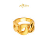 MASDORA 999 Gold Ring Rings Cincin Emas ~ Golden Leafy Chain (EMAS 999/24K)