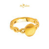 MASDORA 999 Gold Ring Rings Cincin Emas ~ Brushy Anchor Chain (EMAS 999/24K)