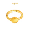 MASDORA 999 Gold Ring Rings Cincin Emas ~ Brushy Anchor Chain (EMAS 999/24K)