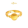 MASDORA 999 Gold Ring Rings Cincin Emas ~ Brushy Anchor Chain (EMAS 999/24K)