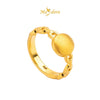 MASDORA 999 Gold Ring Rings Cincin Emas ~ Brushy Anchor Chain (EMAS 999/24K)