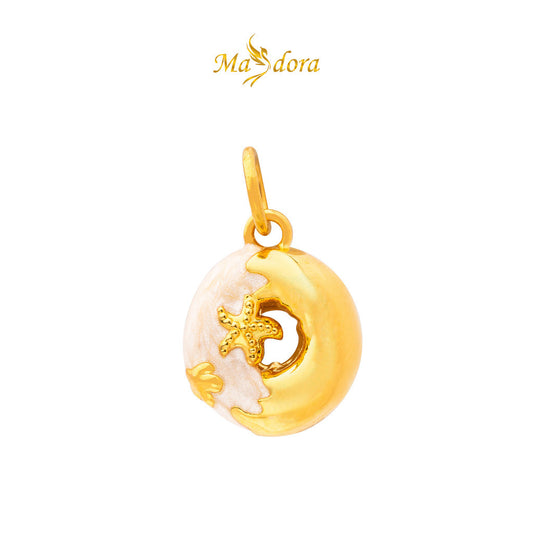 MASDORA 999 Gold Pendant Loket Emas ~ (WHITE) Lovely Baby Edition (EMAS 999/24K)