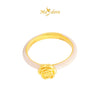 MASDORA 999 Gold Ring Rings Cincin Emas ~ Rosie Glittery Pearl (EMAS 999/24K)