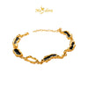 MASDORA 999 Gold Bracelet Rantai Tangan Emas ~ Modern Coffee Beans (EMAS 999/24K)