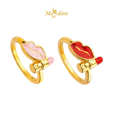 MASDORA 999 Gold Ring Rings Cincin Emas ~ Lips Edition (EMAS 999/24K)