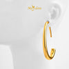 MASDORA 999 Gold Earring Earrings Emas ~ Golden Minimalist Droplets (EMAS 999/24K)