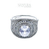 SILVERA 925 Silver Ring Rings Cincin Perak ~ Stunning Round Stone Men Ring, 925 Silver by Masdora (A27797)