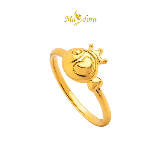 MASDORA 999 Gold Ring Rings Cincin Emas ~ Golden Nemo King (EMAS 999/24K)