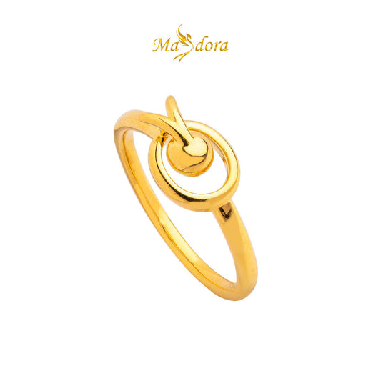 MASDORA 999 Gold Ring Rings Cincin Emas ~ Golden Chubby Bunny (EMAS 999/24K)