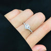 SILVERA 925 Silver Ring Rings Cincin Perak ~ Elevated Love Ring, 925 Silver by Masdora