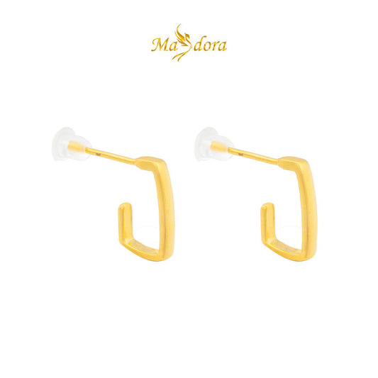 MASDORA 999 Gold Earring Earrings Emas ~ Golden Barb (EMAS 999/24K)