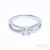 SILVERA 925 Silver Ring Rings Cincin Perak ~ Infinity Solitaire Ring, 925 Silver by Masdora