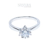 SILVERA 925 Silver Ring Rings Cincin Perak ~  Sparkle Solitaire Ring, 925 Silver by Masdora