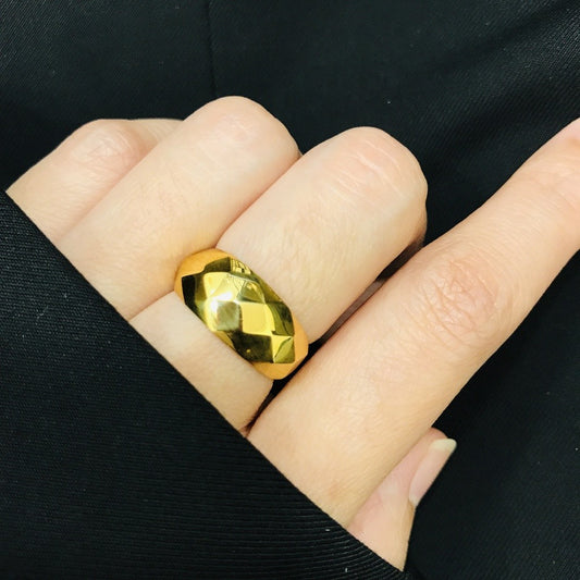 MASDORA 916 Gold Ring Rings Cincin Emas ~ Emirates Star Erlena Gold (EMAS 916/22K)