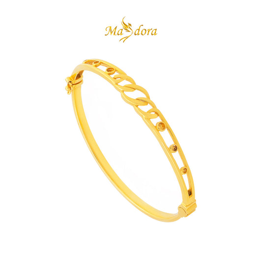 MASDORA 916 Gold Bangle Gelang Tangan Emas ~ Gelang Keras Exclusive Linney (EMAS 916/22K)