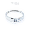 SILVERA 925 Silver Ring Rings Cincin Perak ~ Forever Love Wedding Band, 925 Silver by Masdora
