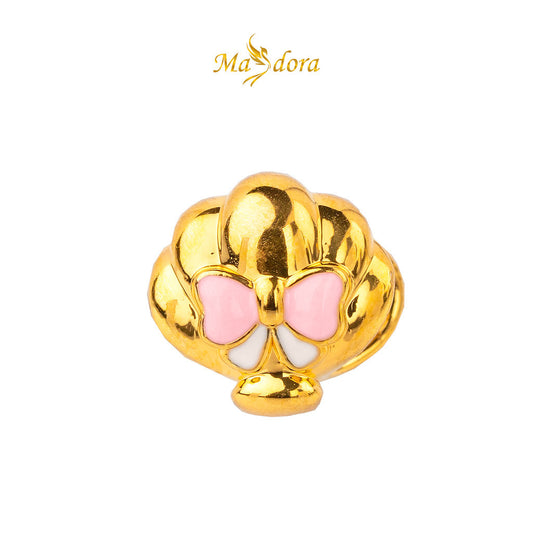 MASDORA 999 Gold Beads Bead Emas ~ HG Shelly Ribbon (EMAS 999/24K)