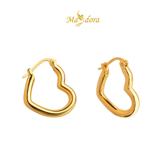 MASDORA 999 Gold Earring Earrings Subang Emas ~ Sincero Hook (EMAS 999/24K)