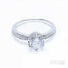 SILVERA 925 Silver Ring Rings Cincin Perak ~ Sparkling Crown Solitaire Ring, 925 Silver by Masdora