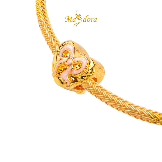MASDORA 999 Gold Beads Bead Emas ~ HG Ribbon Love (EMAS 999/24K)