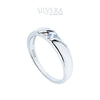 SILVERA 925 Silver Ring Rings Cincin Perak ~ True Love Wedding Band, 925 Silver by Masdora
