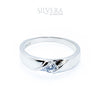 SILVERA 925 Silver Ring Rings Cincin Perak ~ True Love Wedding Band, 925 Silver by Masdora