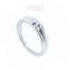 SILVERA 925 Silver Ring Rings Cincin Perak ~ Harmony Love Wedding Band, 925 Silver by Masdora