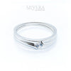 SILVERA 925 Silver Ring Rings Cincin Perak ~ Harmony Love Wedding Band, 925 Silver by Masdora