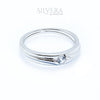 SILVERA 925 Silver Ring Rings Cincin Perak ~ Harmony Love Wedding Band, 925 Silver by Masdora