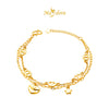 MASDORA 999 Gold Bracelet Rantai Tangan Emas ~ Love Letter Edition (EMAS 999/24K)