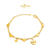 MASDORA 999 Gold Bracelet Rantai Tangan Emas ~ Love Letter Edition (EMAS 999/24K)