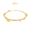 MASDORA 999 Gold Bracelet Rantai Tangan Emas ~ Love Letter Edition (EMAS 999/24K)