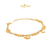 MASDORA 999 Gold Bracelet Rantai Tangan Emas ~ Love Letter Edition (EMAS 999/24K)