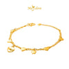 MASDORA 999 Gold Bracelet Rantai Tangan Emas ~ Love Letter Edition (EMAS 999/24K)