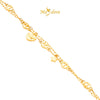 MASDORA 999 Gold Bracelet Rantai Tangan Emas ~ Love Letter Edition (EMAS 999/24K)