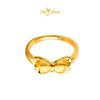 MASDORA 999 Gold Ring Rings Cincin Emas ~ Matte Leafy Ribbon (EMAS 999/24K)