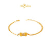 MASDORA 999 Gold Bracelet Rantai Tangan Emas ~ Fluffy Bow (EMAS 999/24K)