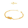 MASDORA 999 Gold Bracelet Rantai Tangan Emas ~ Fluffy Bow (EMAS 999/24K)