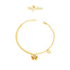MASDORA 999 Gold Bracelet Rantai Tangan Emas ~ Duo Chain Ribbon (EMAS 999/24K)